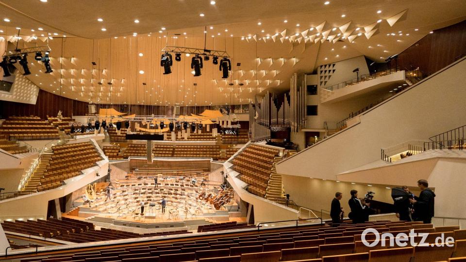 Der Konzertsaal von Architekt Hans Scharoun. Bild: Carsten Koall/dpa