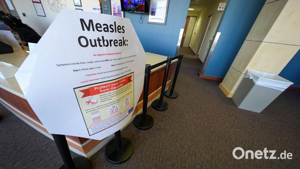 In den USA, wo die Impfquoten ebenfalls sinken, gab es bereits wieder größere Masern-Ausbrüche. Bild: Julio Cortez/AP/dpa