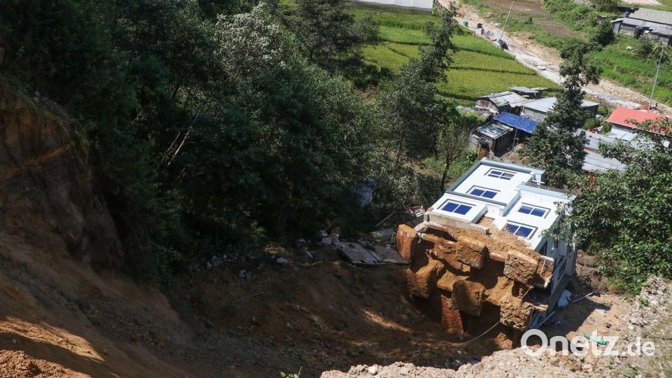 Heftige Regenfälle haben in Nepal Überschwemmungen und Erdrutsche ausgelöst. Bild: Shankar Bhujel/JNA via ZUMA Press Wire/dpa