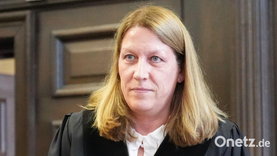 Isabel Hildebrandt ist die Vorsitzende Richterin in dem Mammutprozess. Bild: Marcus Brandt/dpa Pool/dpa