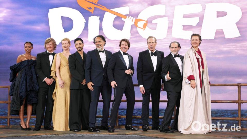 Der Cast von „Digger“ bei der Weltpremiere in London. (Archivbild) Bild: Scott Garfitt/Invision/dpa