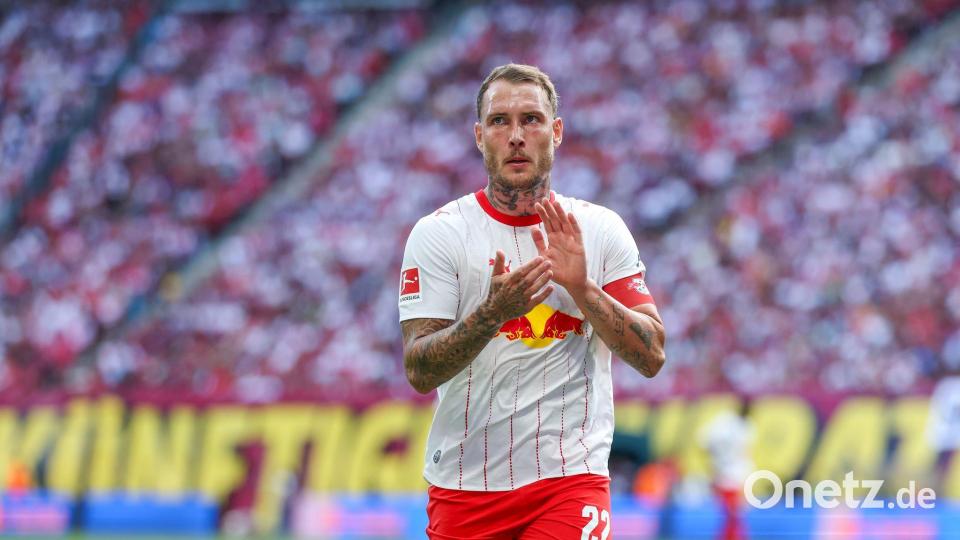 David Raum ist Kapitän bei RB Leipzig. (Archivbild) Bild: Jan Woitas/dpa