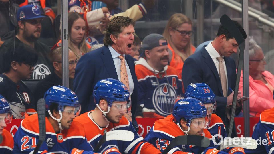 Die Edmonton Oilers kassierten zum Start in die NHL-Saison eine Niederlage. Bild: Codie McLachlan/The Canadian Press/AP/dpa