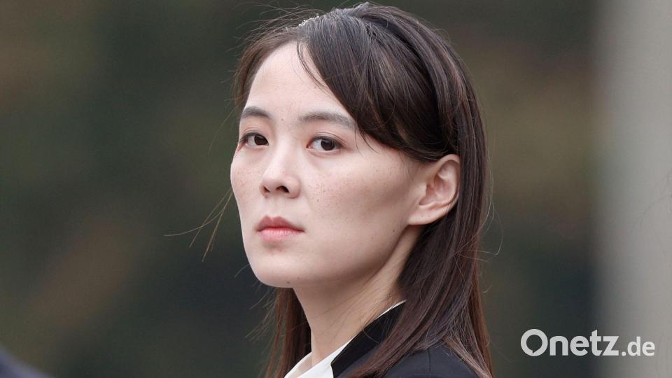 Kim Yo Jong, Schwester von Nordkoreas Machthaber Kim Jong Un, weist jegliche Verantwortung ihres Landes für den Vorfall zurück. Bild: Jorge Silva/Pool Reuters via AP/dpa