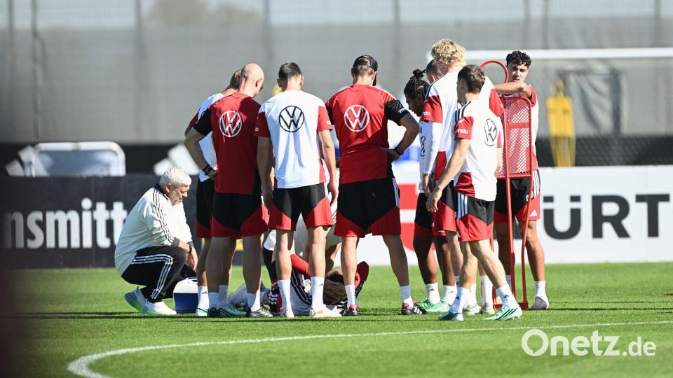 Nico Schlotterbeck hat sich im Abschlusstraining verletzt. Bild: Federico Gambarini/dpa