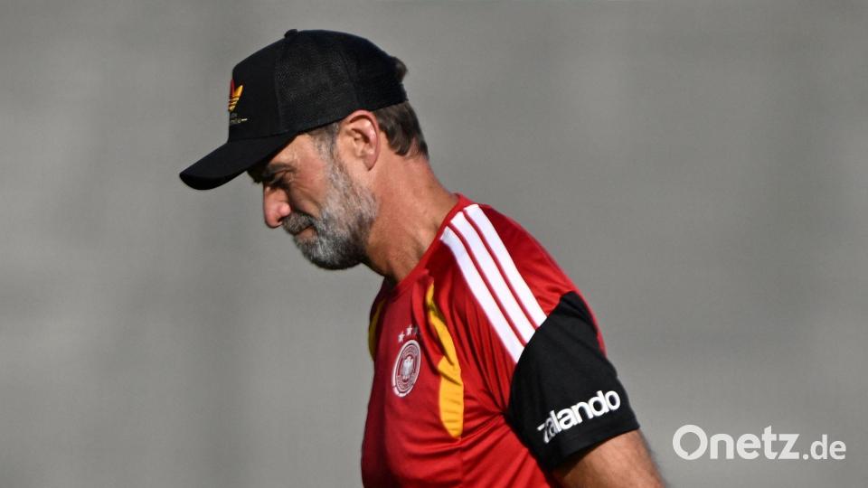 Jürgen Klopp steht vor seinem dritten Spiel als Bundestrainer. Bild: Federico Gambarini/dpa