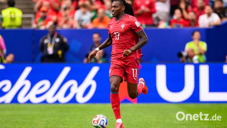 Portugals neeue Nummer sieben: Rafael Leão (Archivbild). Bild: Tom Weller/dpa