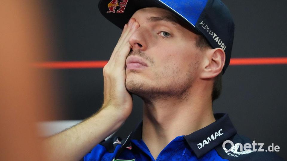 Verstappen gibt auch noch Unterwäsche-Tipps. Bild: Aijaz Rahi/AP/dpa