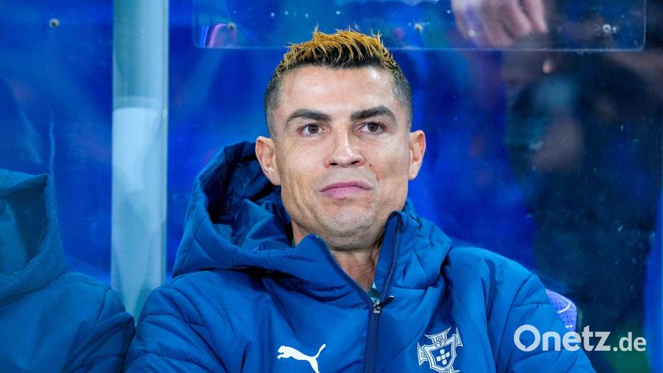 Das letzte Mal im Dress der Nationalmannschaft? Cristiano Ronaldo bei Portugals Länderspiel in Norwegen. Bild: Lise Åserud/NTB/dpa