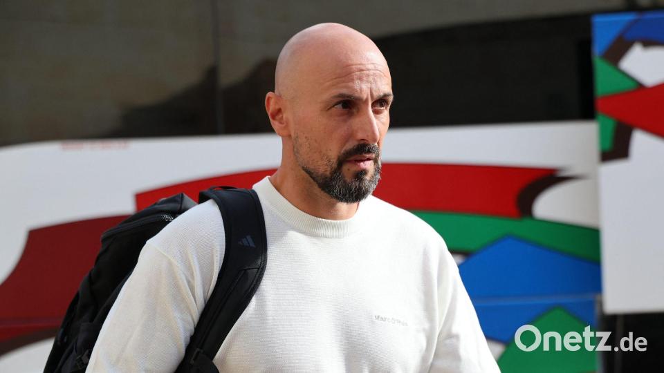 Trainer Antonio Di Salvo hofft darauf, dass sich Tresoldi für Deutschland entscheidet. Bild: Domenic Aquilina/dpa