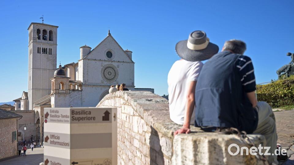 Millionen Besucher kommen jedes Jahr nach Assisi. Bild: Malin Wunderlich/dpa