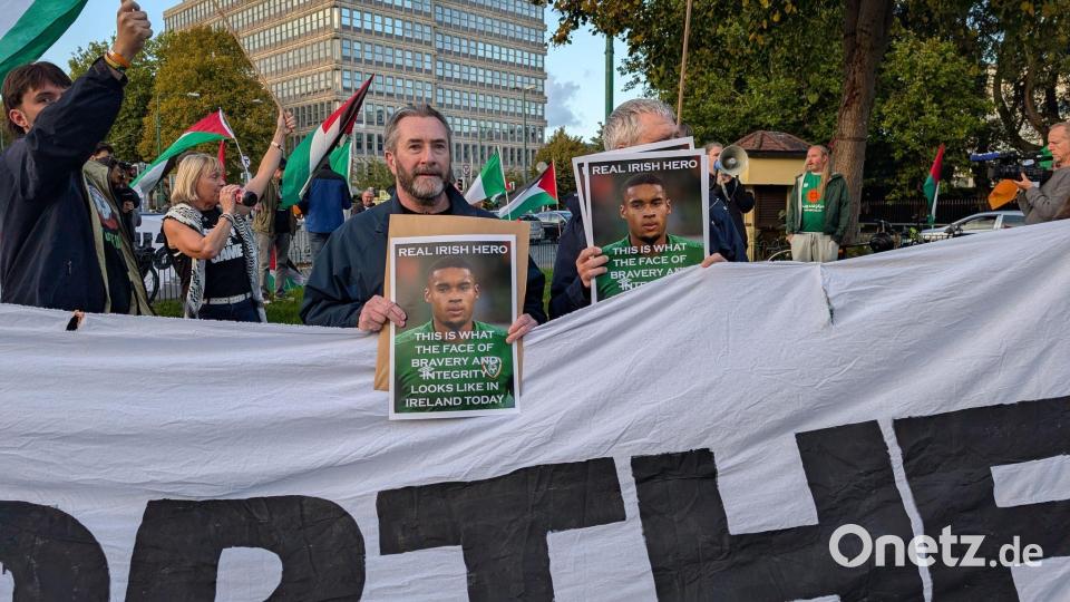 Der irische Torwart Gavin Bazunu hatte beschlossen, beide Spiele gegen Israel zu boykottieren. Bild: Cillian Sherlock/PA Wire/dpa