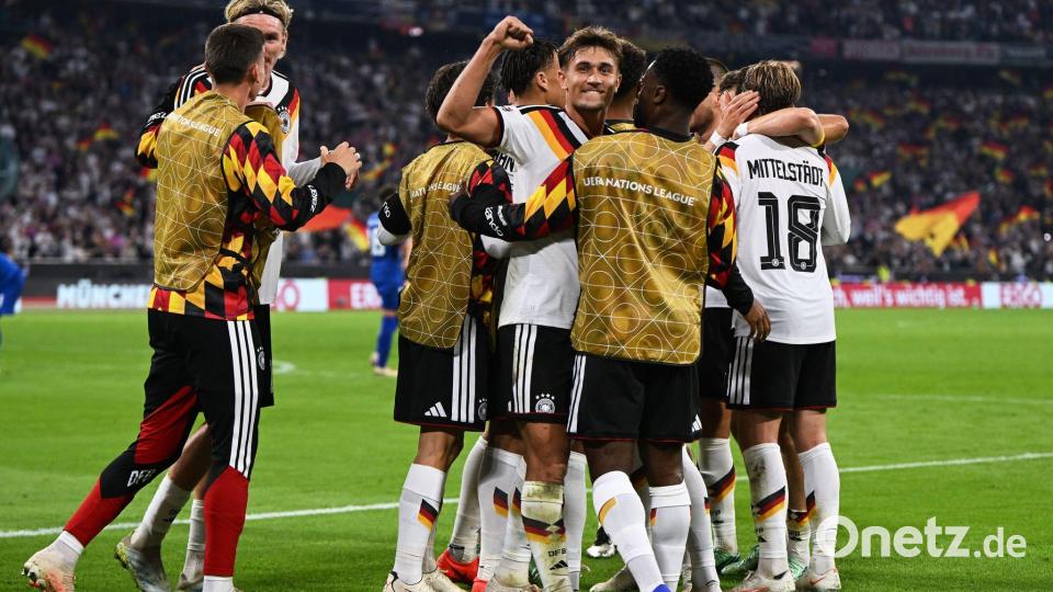 Gegen Serbien jubelt die DFB-Elf erstmals über einen Sieg unter Klopp. Bild: Sven Hoppe/dpa