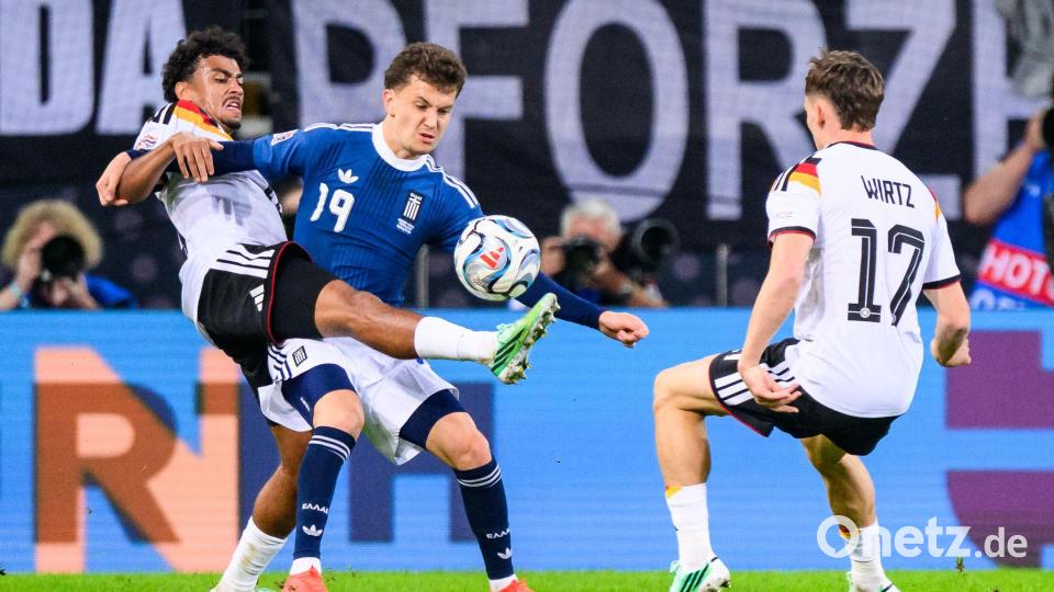Karetsas war auch beim 1:0 der Griechen gegen Deutschland in Augsburg dabei. (Archivbild) Bild: Tom Weller/dpa