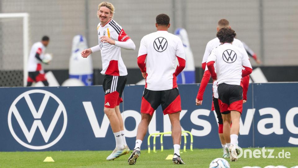 Nationalmannschaft - Woltemade beim Abschlusstraining vor Griechenland-Duell Bild: Daniel Löb/dpa