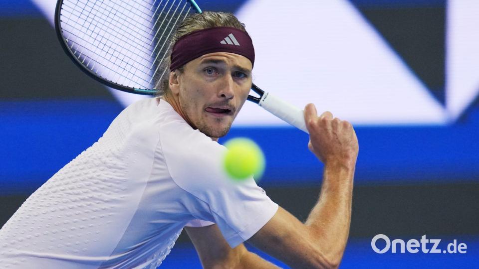 Alexander Zverev bleibt in der Erfolgsspur. Bild: Ng Han Guan/AP/dpa