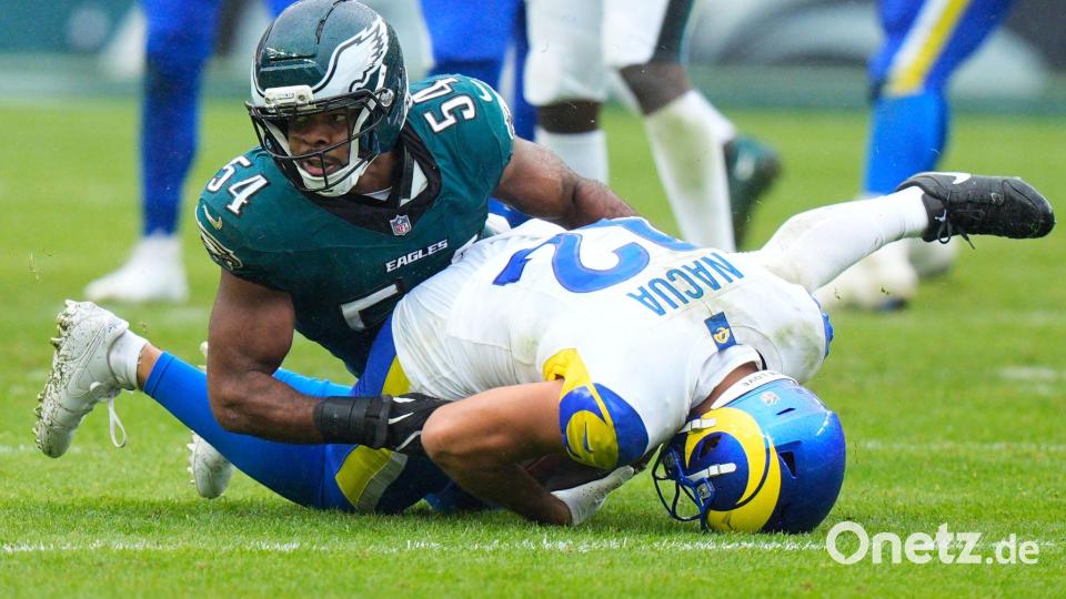 Die Rams verhinderten in Philadelphia die dritte Niederlage der Saison. Bild: Chris Szagola/AP/dpa