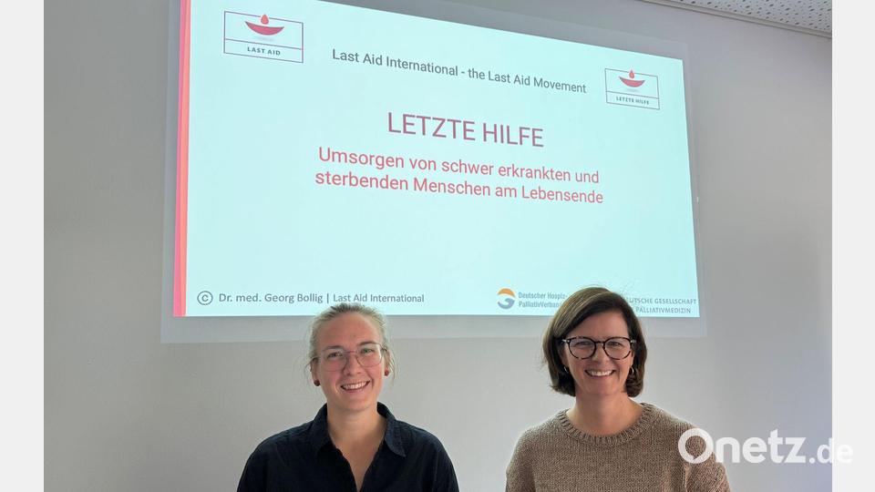 Letzte-Hilfe-Kurse gibt es inzwischen an vielen Orten in Deutschland (Archivbild) Bild: Birgit Reichert/dpa