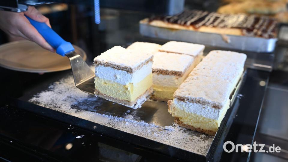 Die Vanillecreme-Schnitte ist auch ein beliebter Klassiker. Bild: Felix Kästle/dpa