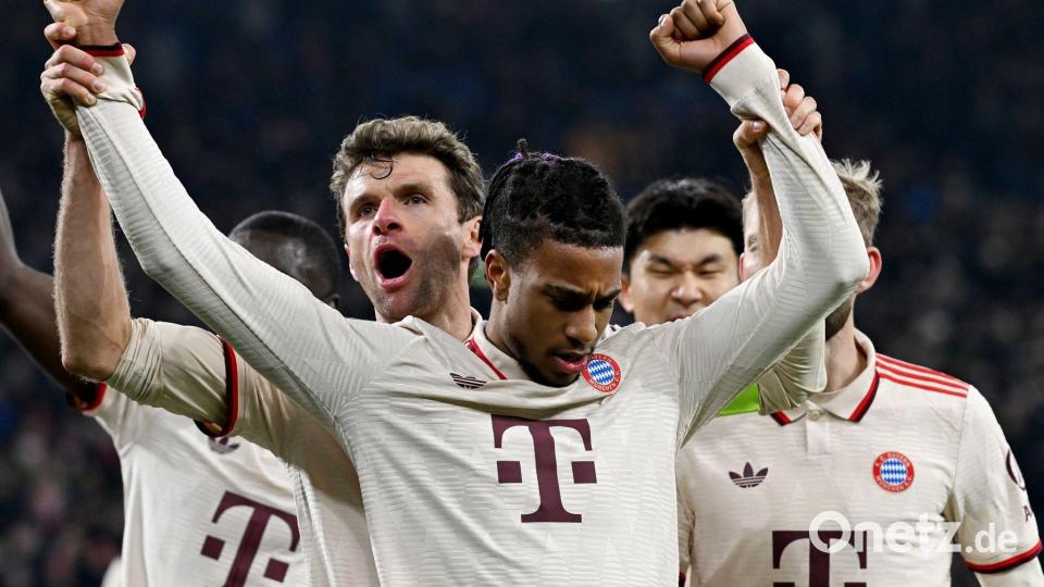 Für Müller ist Michael Olise (vorne) einer der Favoriten für den Ballon d'Or. Bild: David Inderlied/dpa