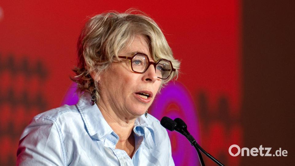 Sprach bei der Eröffnungs-Pressekonferenz: US-Historikerin Jill Lepore. Bild: Andreas Arnold/dpa