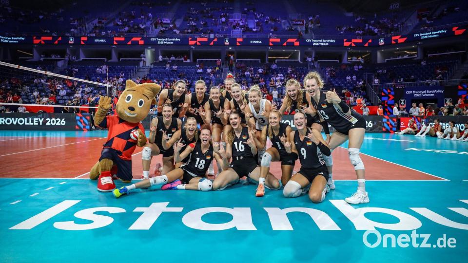 Die meisten deutschen Nationalspielerinnen verdienen ihr Geld in anderen Ligen. (Archivbild) Bild: ---/CEV/dpa