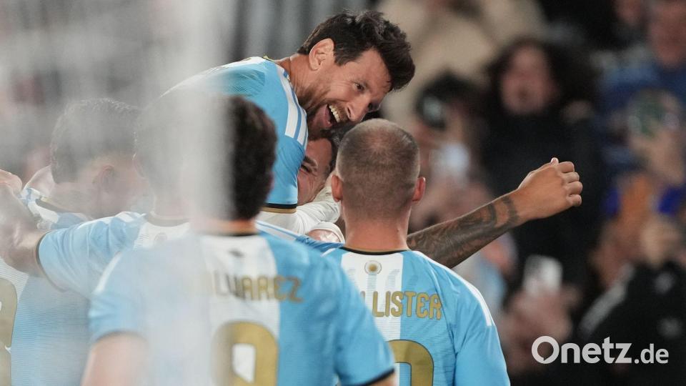 Lionel Messi konnte bei seinem Abschiedsspiel ein Tor und zwei Vorlagen beisteuern. Bild: Gustavo Garello/AP/dpa