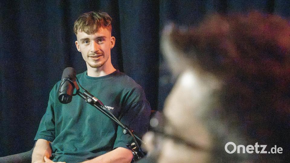 Torhüter Patrik Mühlberger ist zu Gast in der neuen Folge des "Powerplay"-Podcast von Oberpfalz-Medien. Bild: Gabi Schönberger