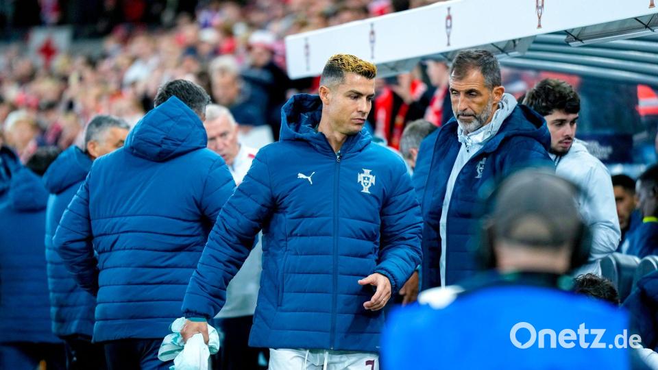 Ronaldos letzter Abgang? Der Superstar macht dem Trainer Vorwürfe. (Archivbild) Bild: Cornelius Poppe/NTB/dpa