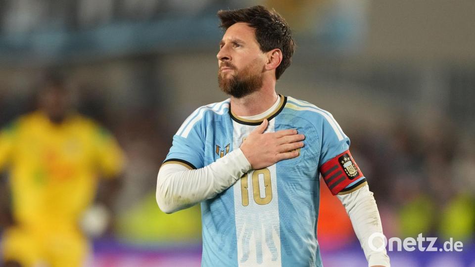 Lionel Messi hat sein Abschiedsspiel in der argentinischen Nationalmannschaft absolviert. Bild: Gustavo Garello/AP/dpa