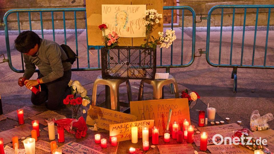 Trauer in Madrid - 87-jährige Spanierin stirbt zwei Wochen nach Zwangsräumung Bild: Bernat Armangue/AP/dpa