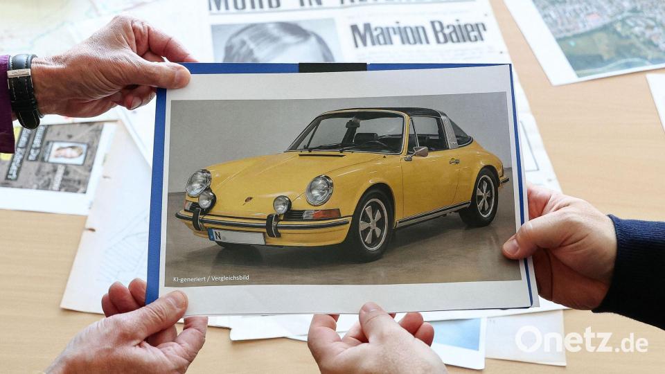 In solch einem Auto - das Bild ist KI-generiert - soll der Täter laut Zeugenaussagen mit Marion Baier vor der Tat gestritten haben. Bild: Daniel Löb/dpa