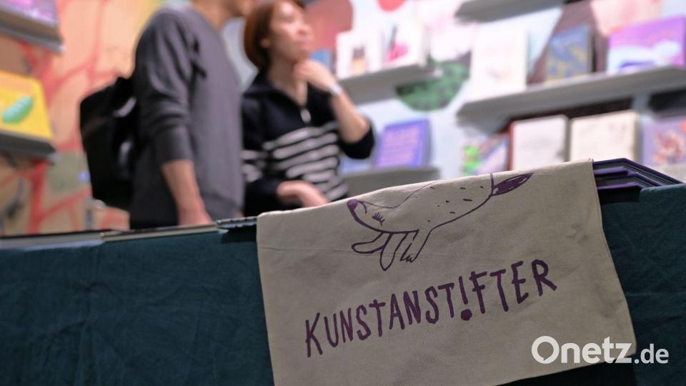 Der Verlag Kunstanstifter wurde ebenfalls geehrt. Bild: Jennifer Brückner/dpa