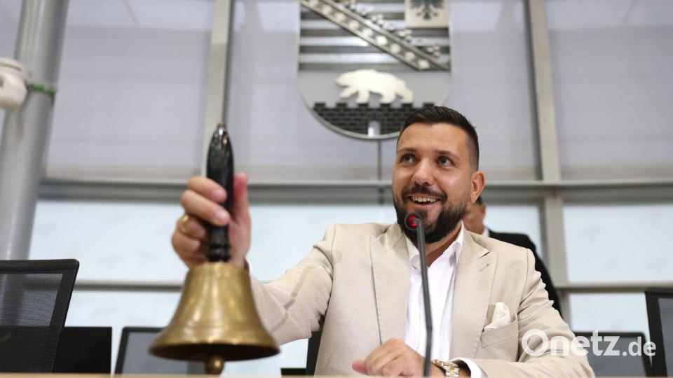 Als erster AfD-Politiker in Deutschland ist Tobias Rausch am vergangenen Dienstag zum Landtagspräsidenten von Sachsen-Anhalt gewählt worden. (Archivbild) Bild: Jan Woitas/dpa pool/dpa