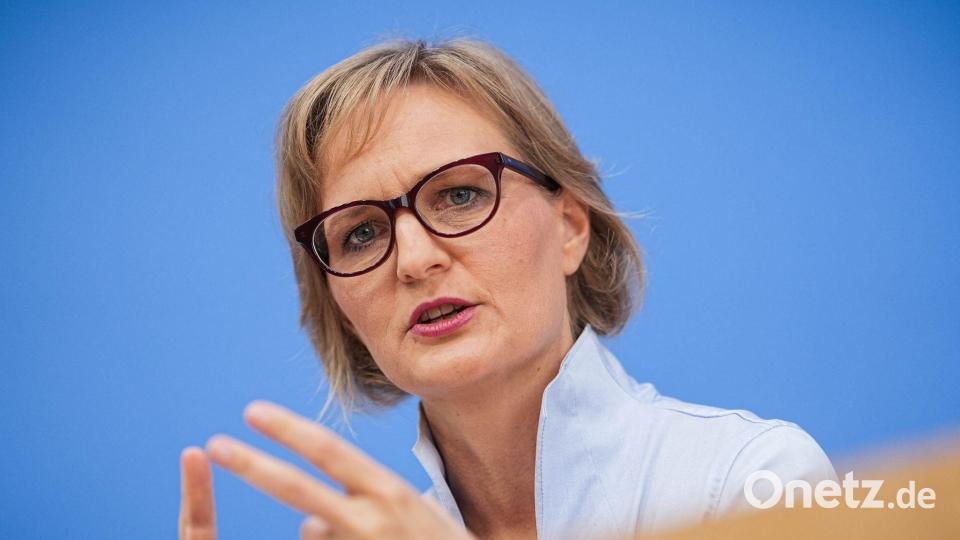 Für Grünen-Chefin Franziska Brantner ist Trumps Vorgehen „skrupellos“. (Archivbild) Bild: Michael Kappeler/dpa