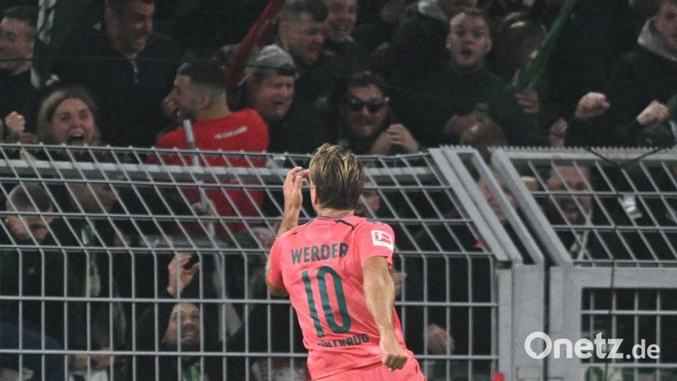 Ausgerechnet der Ex-Dortmunder Niclas Füllkrug schockte den BVB spät. Bild: Bernd Thissen/dpa