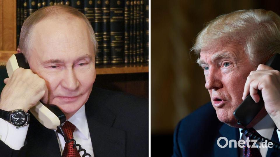 Nach einem Gespräch mit dem russischen Präsidenten Putin stellt US-Präsident Trump russische Diesellieferungen in Aussicht. (Archivbild) Bild: Mikhail Metzel/Pool Sputnik Kremlin/AP/dpa