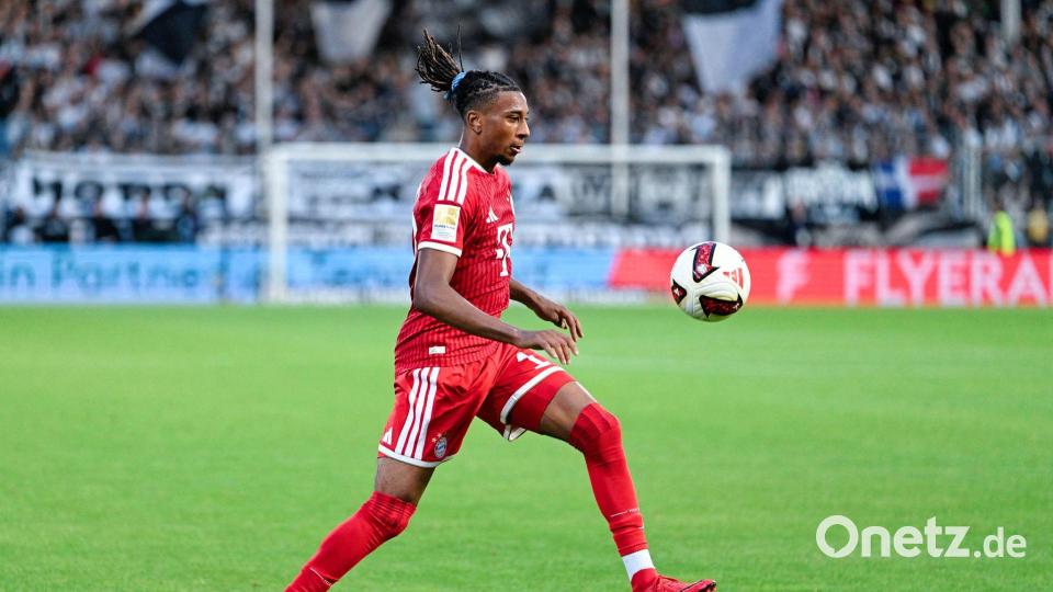 Bayern-Star Michael Olise ist bei europäischen Topclubs heiß begehrt. (Archivbild) Bild: Uwe Anspach/dpa