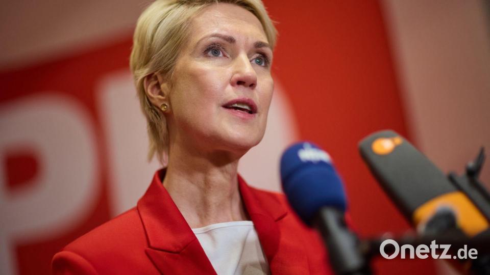 Die Gremien der SPD Mecklenburg-Vorpommern haben für Koalitionsverhandlungen mit Linke und Grünen gestimmt. Bild: Jens Büttner/dpa