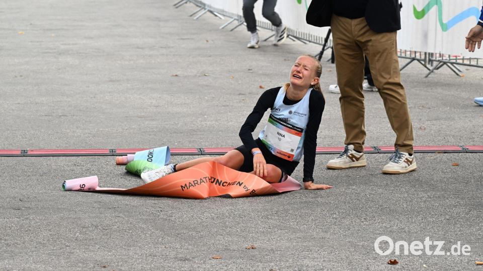 Nina Reuter holte sich wie im Vorjahr den Sieg. Bild: Felix Hörhager/dpa