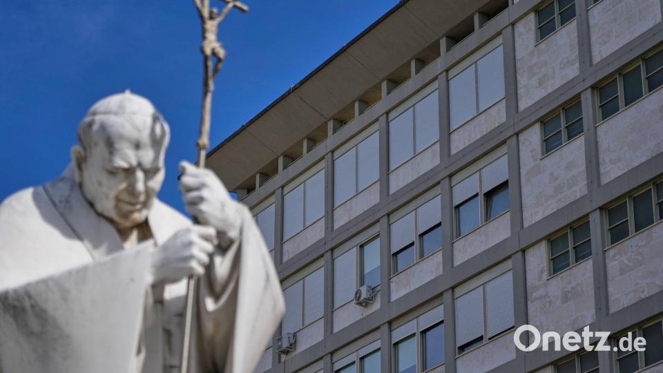 In der Gemelli-Klinik in Rom werden die Päpste traditionell behandelt. Bild: Gregorio Borgia/AP/dpa