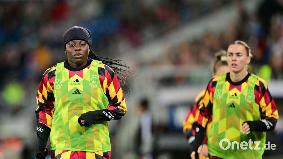 Die Ex-Frankfurterin Nicole Anyomi kämpft um einen Platz im DFB-Team. Bild: Sebastian Christoph Gollnow/dpa