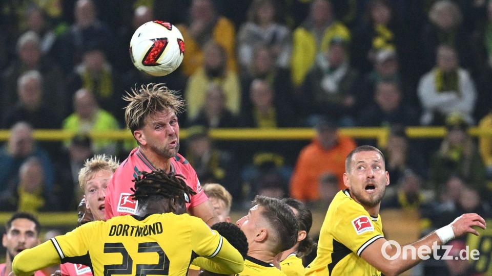 Köpft sich womöglich zurück in die deutsche Nationalmannschaft: Niclas Füllkrug. Bild: Bernd Thissen/dpa