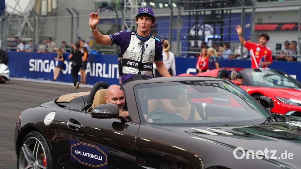 Kimi Antonelli hat einige Sorgen in Singapur. Bild: David Davies/PA Wire/dpa