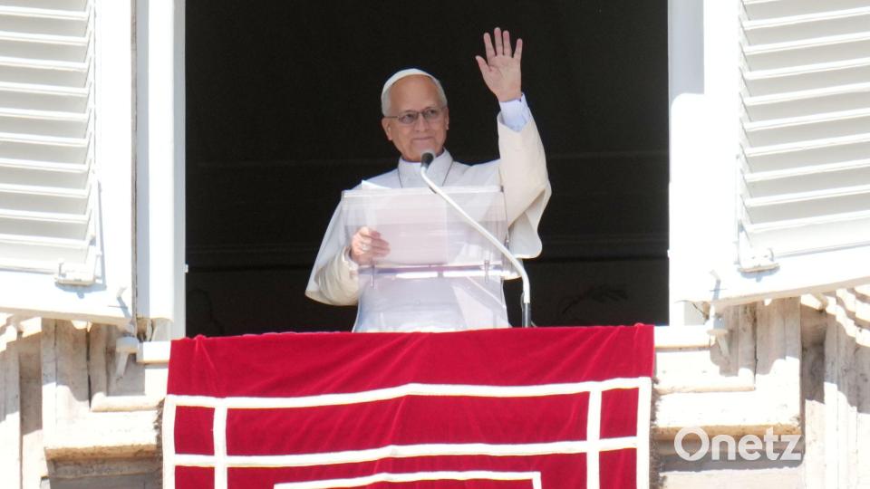 Der Papst bei seinem Angelus-Gebet. Bild: Gregorio Borgia/AP/dpa