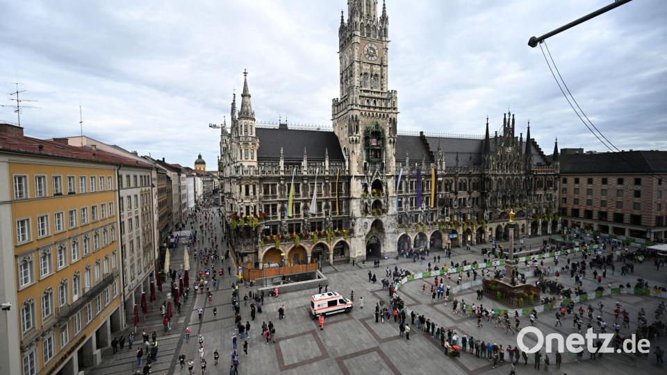 Viele Zuschauer waren an der Strecke dabei. Bild: Felix Hörhager/dpa