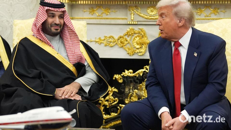 Der saudische Kronprinz bat Trump bisher vergeblich um mehr Unterstützung. (Archivbild) Bild: Evan Vucci/AP/dpa