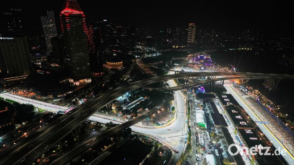Das Lichtermeer von Singapur. Bild: Vincent Thian/AP/dpa