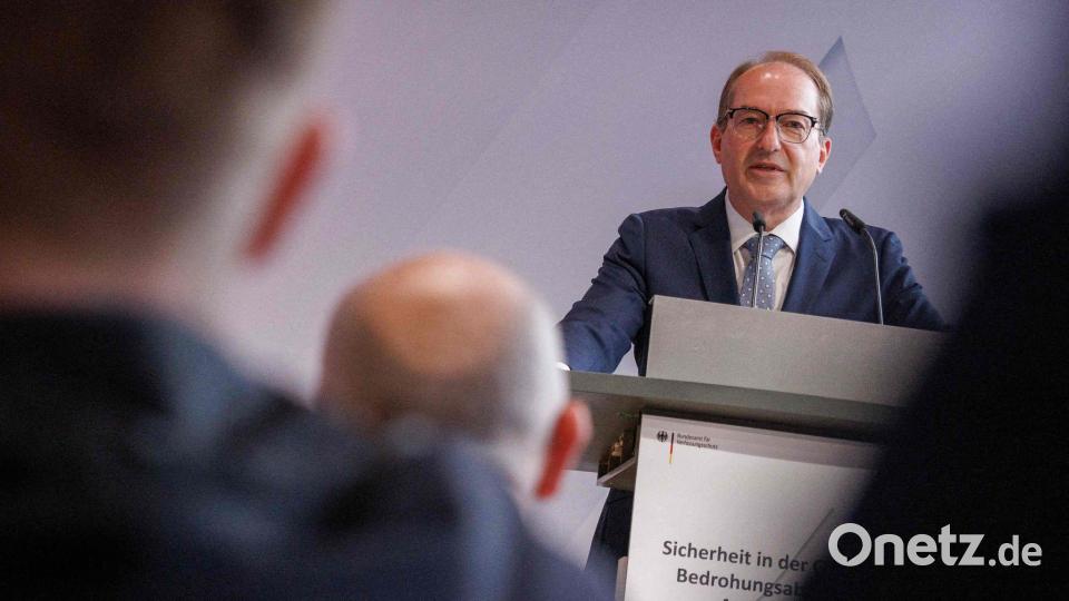 Bundesinnenminister Alexander Dobrindt sieht Deutschland in einem „Schattenkrieg“. Bild: Carsten Koall/dpa