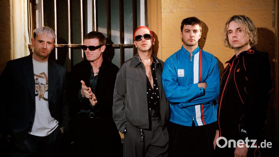 Die irische Post-Punk-Band Fontaines D.C. um den Sänger Grian Chatten. Bild: Ewen Spencer/Beggars Group/dpa